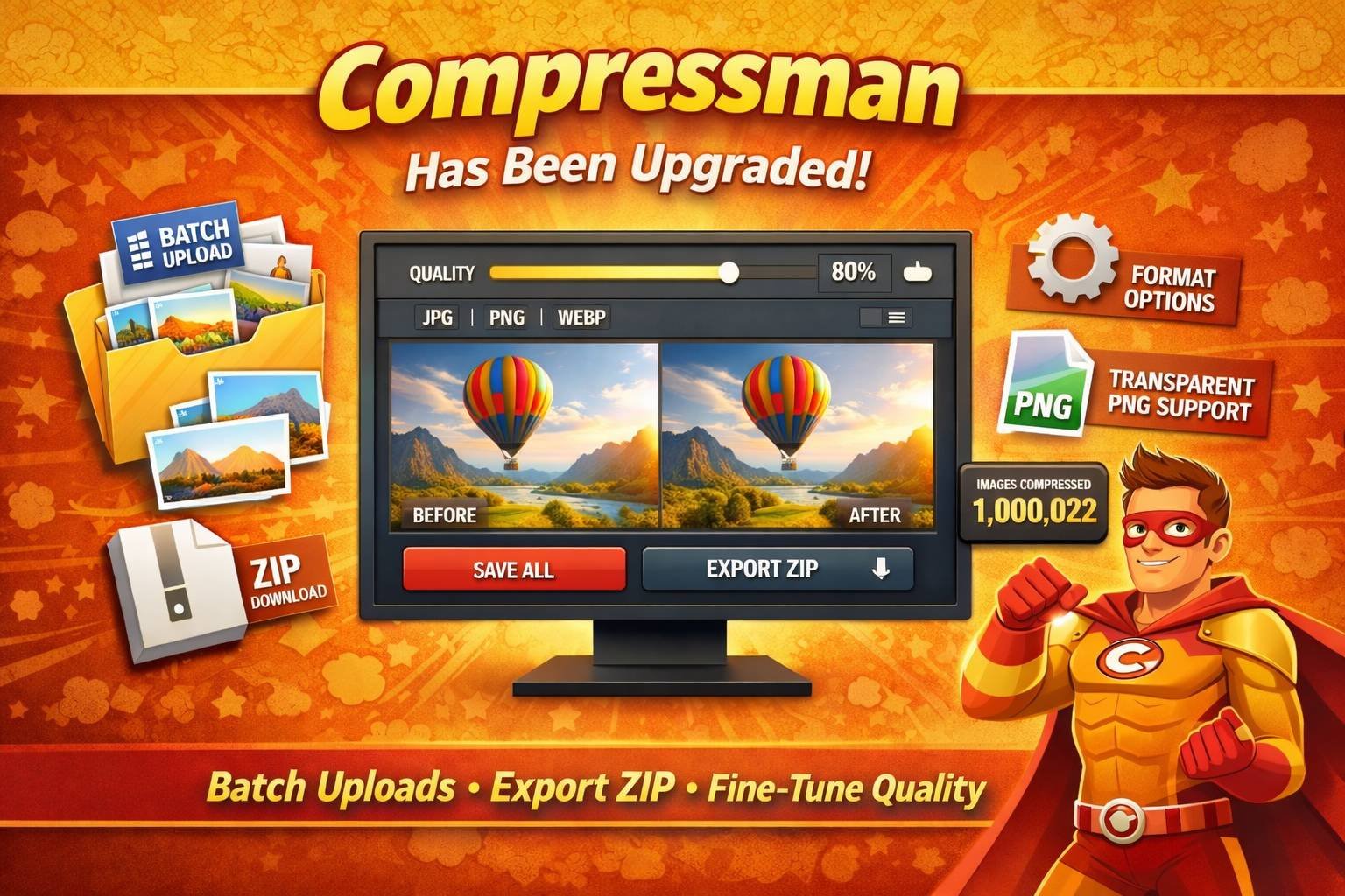 Compressman Has Been Upgraded